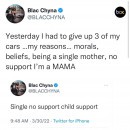 Blac Chyna Gives Up Three Cars