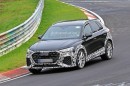 Black 2020 Audi RS Q3 Spied at the Nurburgring, Looks Menacing