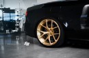 Black Audi S5 Gets Gold PUR Wheels