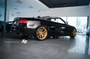 Black Audi S5 Gets Gold PUR Wheels
