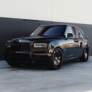 Black Badge Rolls-Royce Cullinan on 24s by al13wheels