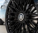 Black Badge x Hermes Rolls-Royce Ghost custom on AL13 wheels
