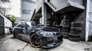 Black BMW F10 M5 on PUR Wheels