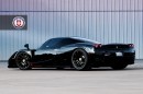Black Ferrari Enzo on HRE Wheels