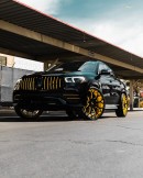 Black Yellow Mercedes-AMG GLE 53 on Forgiato wheels by dippedautoworks