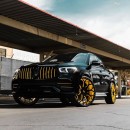 Black Yellow Mercedes-AMG GLE 53 on Forgiato wheels by dippedautoworks