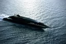 The Black Swan superyacht concept, officially unveiled in 2016