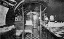 The Douglas fir log motorhome, completed and ready to hit the road in 1926