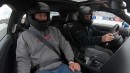 Blind man racing Dodge Hellcat at Alaska Raceway Park