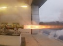 Bloodhound SSC engine test fire