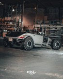 Blown 454CI Plymouth Prowler on off-road 40s Hot Rod rendering by adry53customs