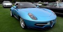 Blue Alfa Romeo Disco Volante Spyder Looks Stunning at Monterey Car Week