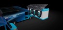 Blue Arc Electric Delivery Vans