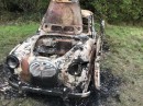 Austin A35 named Bessie is stolen and burned to a crisp