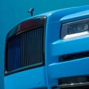 Blue Rolls-Royce Cullinan Black Badge on AGL60