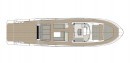 BG72 Flybridge Yacht Deck Plan