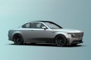 Modernized BMW 02 rendering by David Obendorfer