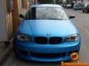 BMW E82 1-Series Anodized Blue Matte