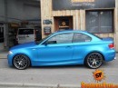 BMW E82 1-Series Anodized Blue Matte