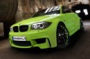 Lime Green BMW 1M Coupe