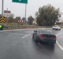 BMW 2 Series Does Savage Highway Drifting in Turkey