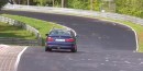 BMW 3 Series Coupe Nurburgring Near Crash