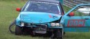 E36 BMW 3 Series racecar Ring crash