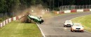 BMW 3 Series Racecar Nurburgring Rollover Crash