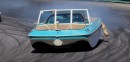BMW 330ci Thinks It's a 1969 Johnson Surfer Boat, Goes Drifting