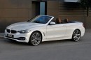 BMW 4 Series Convertible on Kelleners Sport 20'' München graphite silver polished wheels