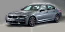 2017 BMW G30 5 Series leaked official photo of the exterior design