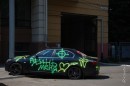 BMW 5 Series Vandalized in Russia