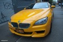BMW 6-Series Convertible F13 in Yellow