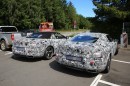 BMW 8 Series Coupe and Cabriolet Spied Side by Side