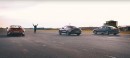 BMW 840d Drag Races Diesel E-Class Coupe and Audi A8