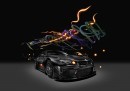 BMW M6 GT3 digital Art Car by Cao Fei