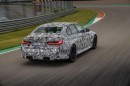 2021 BMW M3 on the track