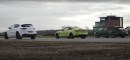 BMW Coupe Drag Races Alfa Romeo SUV and Audi Station Wagon