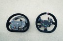 BMW Z4 GT3 steeering wheel adapted for handicapped usage
