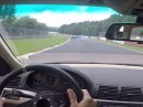 Nurburgring crash reaction in a BMW