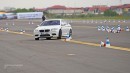 BMW M5 slalom at Driving Experience