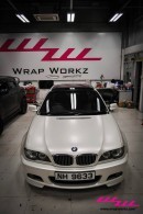 Satin Pearl White BMW E46 3 Series
