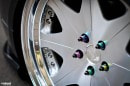 BMW E60 528i on Superstar Leon Hardiritt "Waffle" Super VIP Wheels