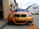 BMW E90 3 Series in Matte Metallic Orange