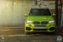 Electric Lime BMW X5