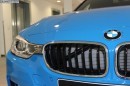 BMW F30 3 Series in Individual Pure Blue