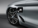 2017 BMW 530e iPerformance (G30) charging port