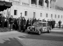 Mini Cooper during the Monte Carlo Rally 1964