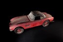 Elvis' BMW 507 Roadster when acquired by BMW