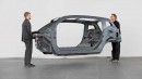 This is the Life Module of a BMW i3. May it rest in peace
